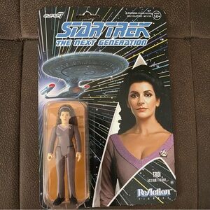 Super7 Reaction Star Trek The Next Generation Counselor Deanna Troi Figure